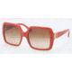 Tory Burch TY 7058 TY7058 Sunglasses 114913-5518 - Orange Frame, Brown Gradient Lenses