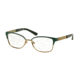 Tory Burch TY1046 Eyeglass Frames 3143-50 - Garden/satin Vintage Gold Frame