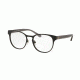 Tory Burch TY1048 Progressive Prescription Eyeglasses 3148-51 - Matte Black/grey Crystal Frame