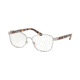 Tory Burch TY1061 Bifocal Prescription Eyeglasses, 51mm, Shiny Silver Metal, TY1061-3275-51-BI