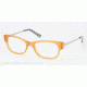 Tory Burch TY2035 Single Vision Prescription Eyeglasses 1108-48 - Dark Honey Frame