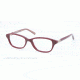Tory Burch TY2042 Bifocal Prescription Eyeglasses 1278-51 - Burgundy W T Print Frame