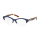 Tory Burch TY2046 Bifocal Prescription Eyeglasses 1339-49 - Navy/spotty Tortoise Frame