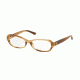 Tory Burch TY2051 Single Vision Prescription Eyeglasses 1416-49 - Medium Horn Frame
