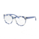 Tory Burch TY2082 Single Vision Prescription Eyeglasses 1705-50 - Blue Moonstone Frame