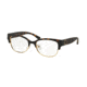 Tory Burch TY4001 Single Vision Prescription Eyeglasses 3130-52 - Matte Dark Tort/gold Frame