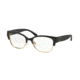 Tory Burch TY4001 Single Vision Prescription Eyeglasses 3131-52 - Matte Dark Navy/gold Frame