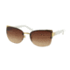 Tory Burch TY6034 Sunglasses 302813-58 - Gold Ivory Frame, Brown Gradient Lenses