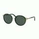 Tory Burch TY6042Q Sunglasses 310771-52 - Gold/green Frame, Green Solid Lenses
