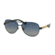 Tory Burch TY6047 Single Vision Prescription Sunglasses TY6047-30581H-59 - Lens Diameter 59 mm, Frame Color Navy Gold