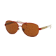 Tory Burch TY6047 Single Vision Prescription Sunglasses TY6047-315973-59 - Lens Diameter 59 mm, Frame Color Spark/gold