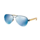 Tory Burch TY6048 Progressive Prescription Sunglasses TY6048-314755-59 - Lens Diameter 59 mm, Frame Color Matte Blue/pinot