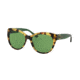 Tory Burch TY7084A Sunglasses 149571-55 - Tokyo Tort/bottle Green Frame, Green Solid Lenses