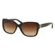 Tory Burch TY7086A Sunglasses 131213-55 - Black Frame, Brown Gradient Lenses