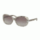 Tory Burch TY7090A Bifocal Prescription Sunglasses TY7090A-155111-56 - Lens Diameter 56 mm, Frame Color Silver Tweed