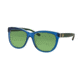 Tory Burch TY7091 Bifocal Prescription Sunglasses TY7091-15482-55 - Lens Diameter 55 mm, Frame Color Blue Crystal/racing Green