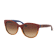 Tory Burch TY7095A Sunglasses 159913-54 - Burgundy/orange/navy Frame, Dk Brown Gradient Lenses