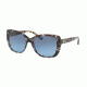 Tory Burch TY7114 Single Vision Prescription Sunglasses TY7114-16928F-53 - Lens Diameter 53 mm, Frame Color Blue Tortoise