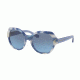 Tory Burch TY7116 Bifocal Prescription Sunglasses TY7116-17058F-53 - Lens Diameter 53 mm, Frame Color Blue Moonstone