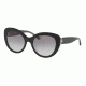 Tory Burch TY7121 Prescription Sunglasses, 55mm, Black/black White Zig Zag Prin, TY7121-165311-55-SV