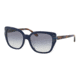 Tory Burch TY7134U Progressive Prescription Sunglasses, 56mm, Navy, TY7134U-171079-56-PRO