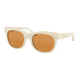 Tory Burch TY9043 Sunglasses 129873-53 - Ivory Frame, Lt. Brown Solid Lenses