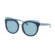 Tory Burch TY9049 Single Vision Prescription Sunglasses TY9049-166180-53 - Lens Diameter 53 mm, Frame Color Navy