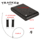 Tracker Safe Single Pistol Safe-Biometric Lock, 12.6in, Black, SPS-04B