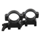 Traditions A1373 Weaver QD Ring Set 1 Dia Medium Black Matte