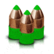 Traditions Smackdown MZX 50 Caliber 290 Grain Copper Bullets, 15PK, A2013-50CAL