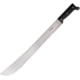 Tramontina Machete 20in Knife, 20" satin finish carbon steel blade, Black plastic handle, 26616/020