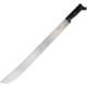Tramontina Machete 24in Knife, 24" satin finish carbon steel blade, Black plastic handle, 26616/024