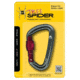 Tree Spider Aluminum Power Link Carabineer, Silver/Red, One Size CARABIN