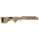 Desert Tech Trek Rifle, .22 Long Rifle, 18in Barrel, Chassis, Glass Reinforced Polymer, FDE, 10 Round Magazine, 26.75 inch, TRK-RF-2218-FDE