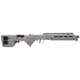 Desert Tech Trek Rifle, .22 Long Rifle, 18in Barrel, Chassis, Glass Reinforced Polymer, Gray, 10 Round Magazine, 26.75 inch, TRK-RF-2218-GRY