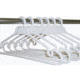 Tri-Lynx Stay-Put Hanger, White, Pack of 6, 1200W