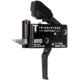 Triggertech AR10 Single-Stage Adaptable Flat Trigger, 2.5-5lb Pull, Black, BLACK, AR10, ART-SBB-25-NNF