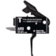 Triggertech AR9 Single-Stage Competitive Flat Competition Trigger, 3lb Pull, Black, AR9-SBB-33-NNF