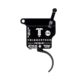 Triggertech Rem 700 Left Black Primary Curved Clean Trigger, PVD Black, R7L-SBB-14-TNC