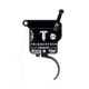 Triggertech Rem 700 Left Black Primary Curved Trigger, PVD Black, R7L-SBB-14-TBC