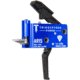 Triggertech Single-Stage Diamond Flat Trigger, Admiral Blue/Black, AR0-SAB-14-NNF