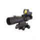 Trijicon ACOG 3x30 Scope, Dual Illuminated Amber Horseshoe/Dot .223 Ballistic Reticle, 4.0 MOA RMR Sight, and TA60 Mount