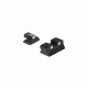Trijicon Bright &amp; Tough 3 Dot night Sight Set - Green Front and Orange Rear, Browning Hi-Power, 600134