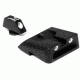 Trijicon Bright &amp; Tough 3 Dot Night Sight Set for Sigma 9mm, Green Front, Green Rear SA21