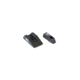 Trijicon Bright &amp; Tough 3 Dot Night Sight Set, Green Front &amp; Yellow Rear - Taurus PT111/132/138/140/145
