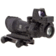 Trijicon 4x32 ACOG Rifle Scope, Center Illuminated Amber Crosshair .223 Reticle w/ Colt Knob Thumbscrew Mount &amp; LED 3.25 MOA Red Dot RMR Type 2, Black, 100556