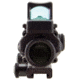 Trijicon 4x32 ACOG Rifle Scope, Center Illuminated Amber Crosshair .223 Reticle w/ Colt Knob Thumbscrew Mount &amp; LED 3.25 MOA Red Dot RMR Type 2, Black, 100556