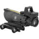 Trijicon 4x32 ACOG Rifle Scope, Dual Illuminated Amber Crosshair .223 Reticle w/ Colt Knob Thumbscrew Mount &amp; LED 3.25 MOA Red Dot RMR Type 2, Black, 100551