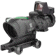 Trijicon 4x32 ACOG Rifle Scope, Dual Illuminated Green Chevron .223 Reticle w/ Colt Knob Thumbscrew Mount &amp; LED 3.25 MOA Red Dot RMR Type 2, Black, 100548