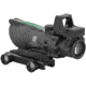 Trijicon 4x32 ACOG Rifle Scope, Dual Illuminated Green Crosshair .223 Reticle w/ Colt Knob Thumbscrew Mount &amp; LED 3.25 MOA Red Dot RMR Type 2, Black, 100552